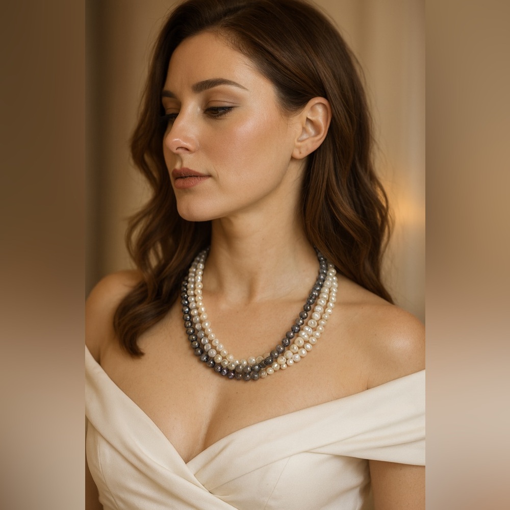 Cultured Freshwater Pearl Multi-Strand Necklace